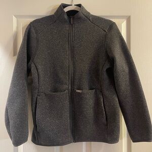 Figs Women's Dark Gray Full-Zip Jacket